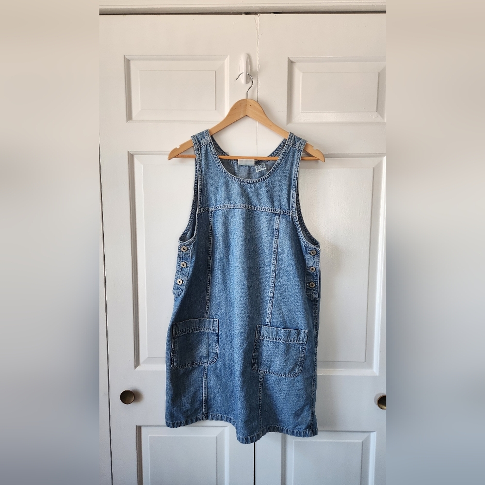 Faded Glory Blue Denim Dress